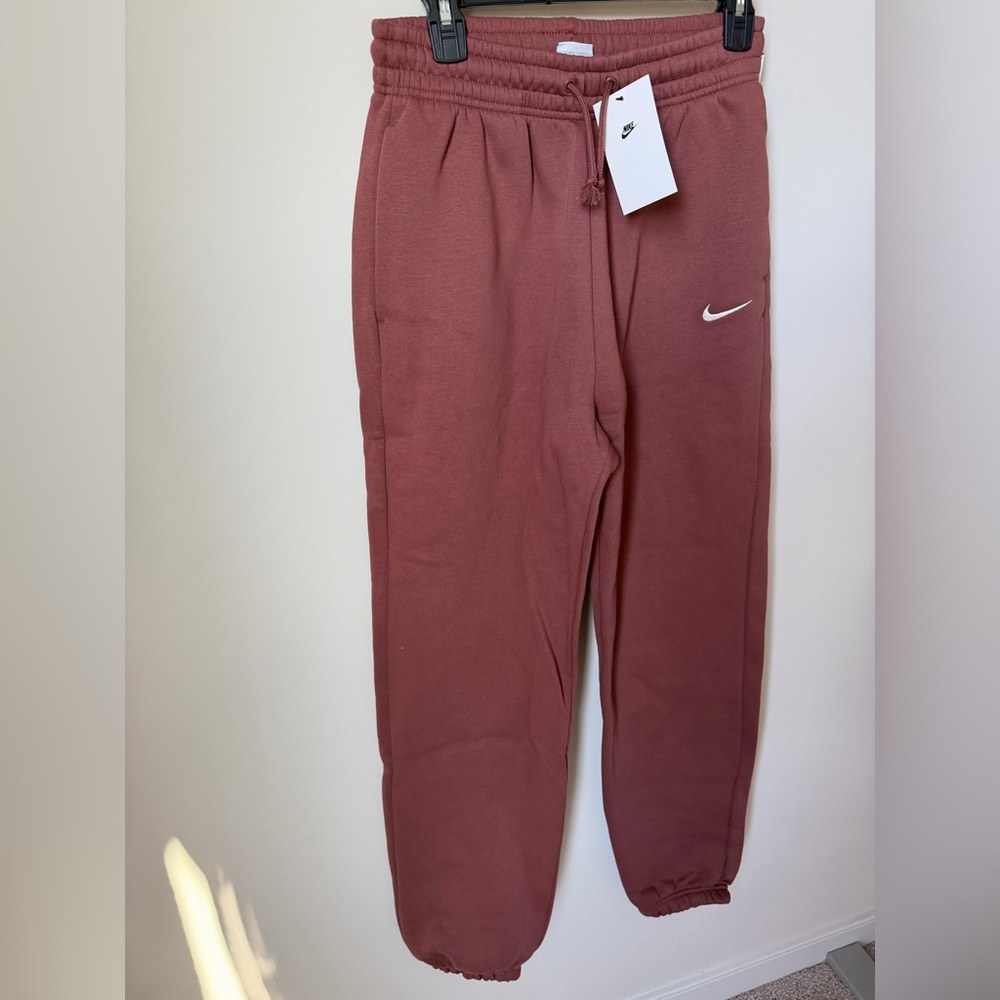 Nike Brown Maroon Jogger Sweatpants
